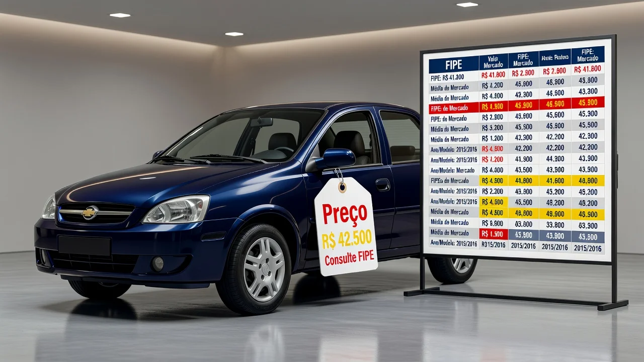 Tabela FIPE Corsa 2013: Preço Atualizado e Quanto Vale