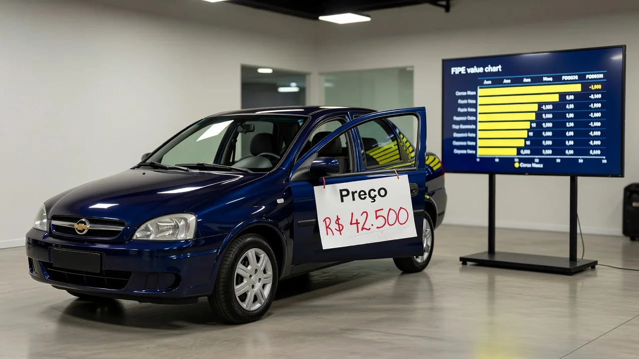 Tabela FIPE Corsa Maxx 2012: Preço Atualizado e Quanto Vale