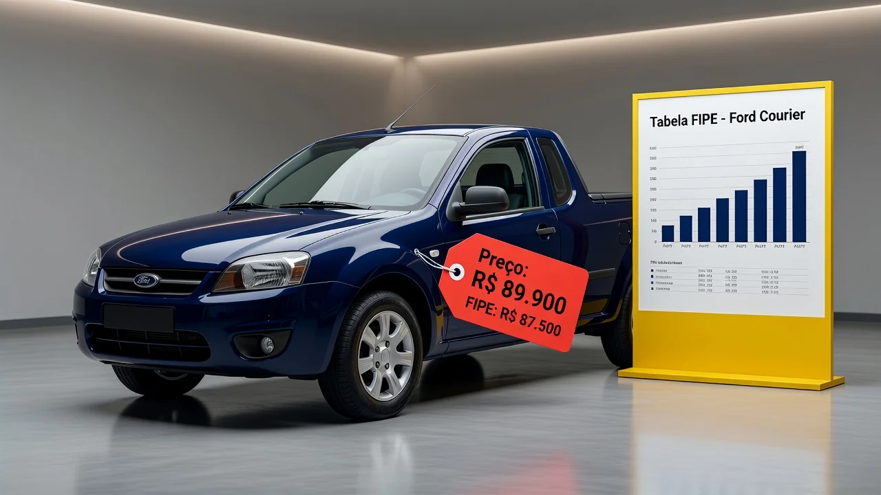 Tabela FIPE Courier 2026: Preços por Ano e Como Consultar pela Placa