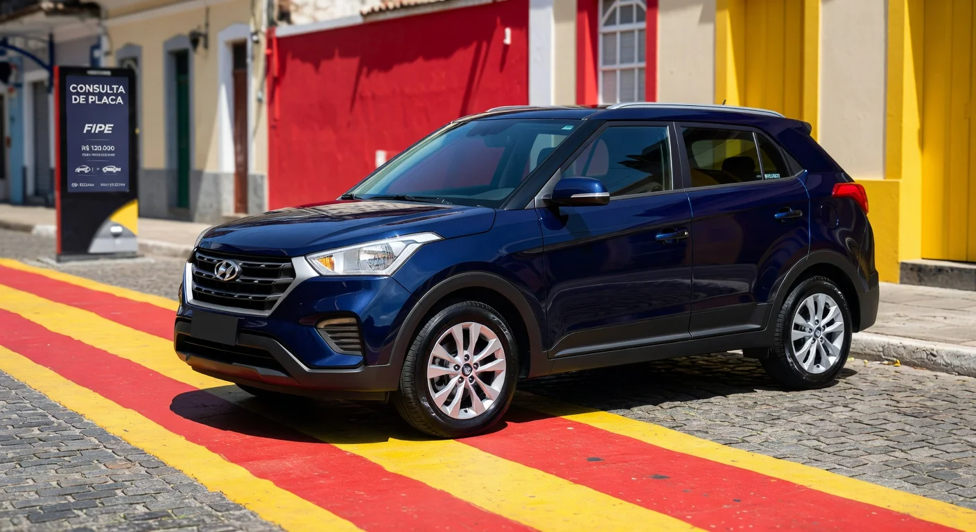 Tabela FIPE Creta (Hyundai): Preços 2026 por Ano e Versão