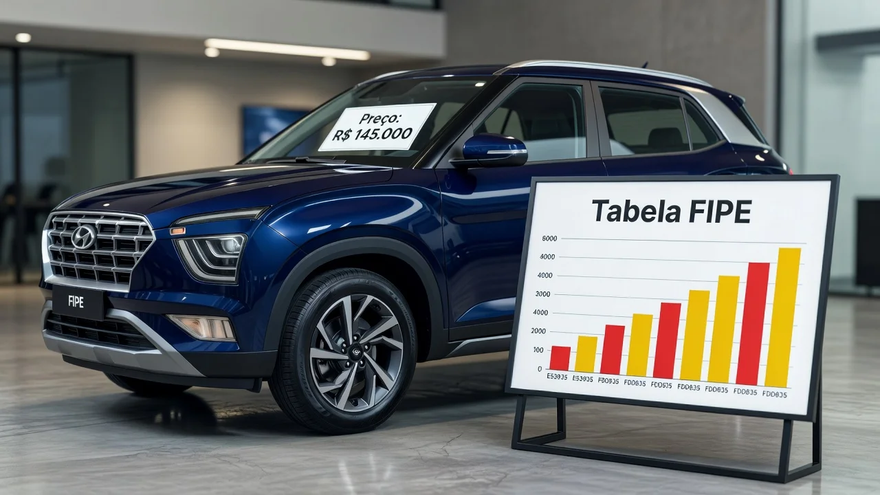 Tabela FIPE Creta Prestige 2026: Preços por Ano e Como Consultar pela Placa