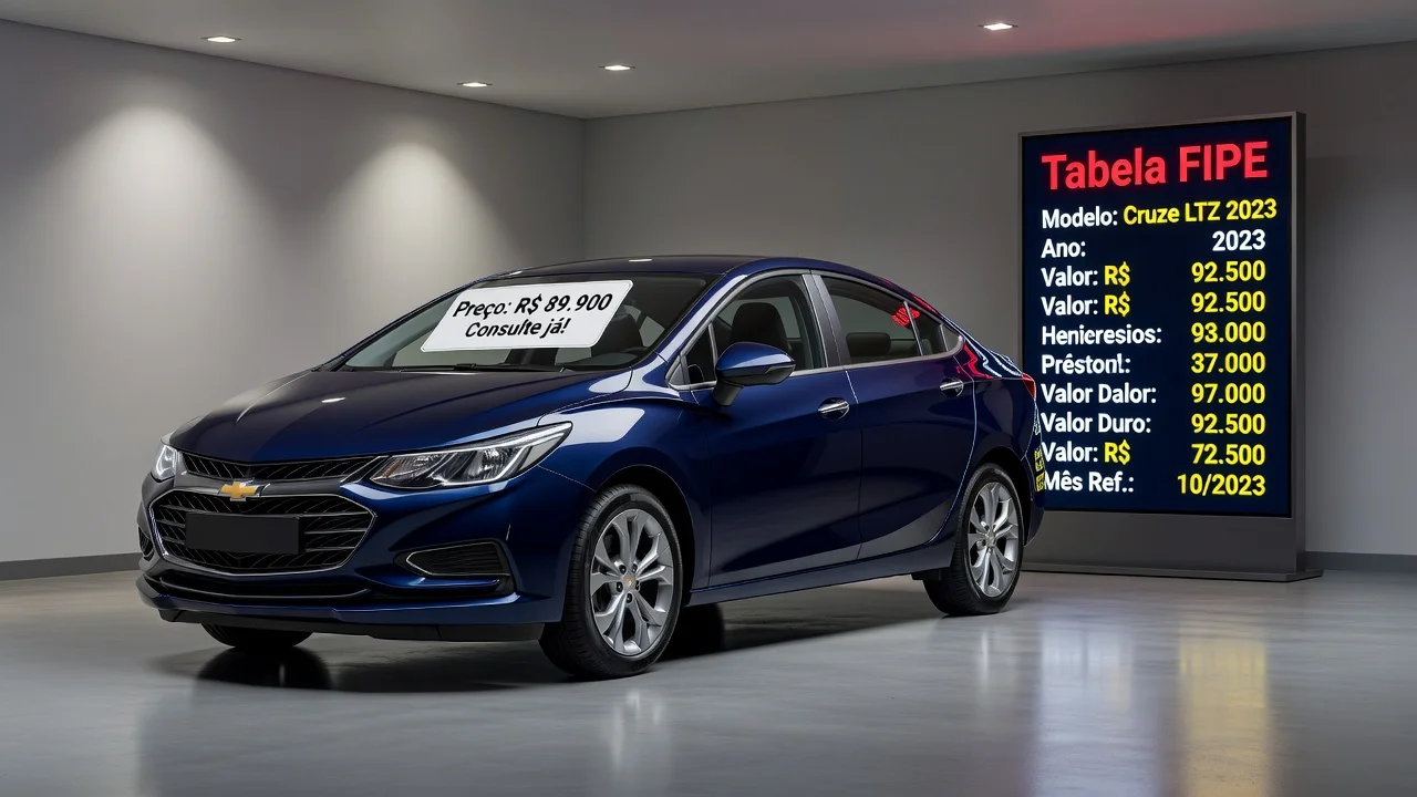 Tabela FIPE Cruze 2012: Preço Atualizado e Quanto Vale