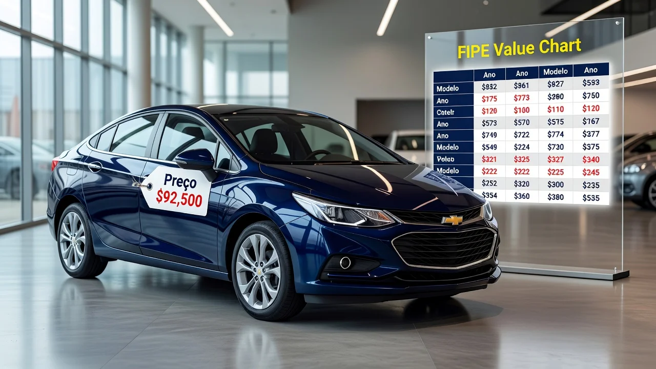 Tabela FIPE Cruze 2016: Preço Atualizado e Quanto Vale