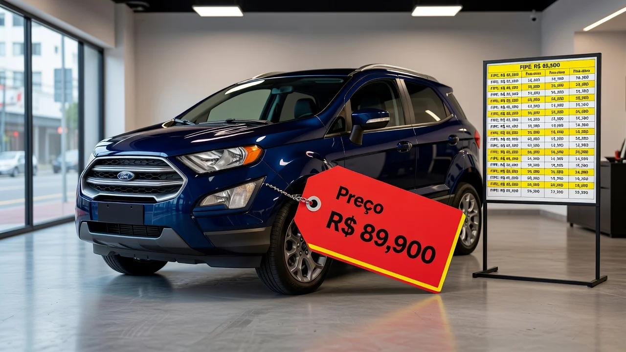 Tabela FIPE EcoSport 2026: Preços por Ano e Como Consultar pela Placa