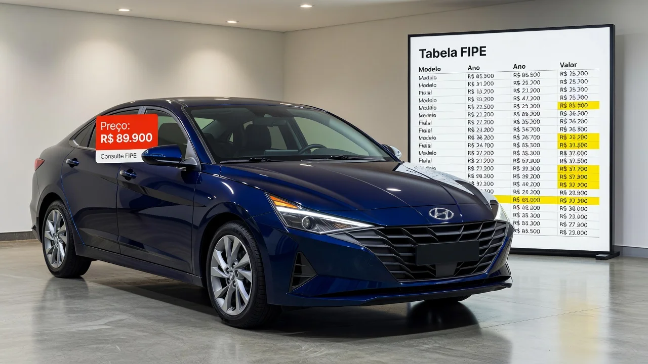 Tabela FIPE Elantra 2013: Preço Atualizado e Quanto Vale