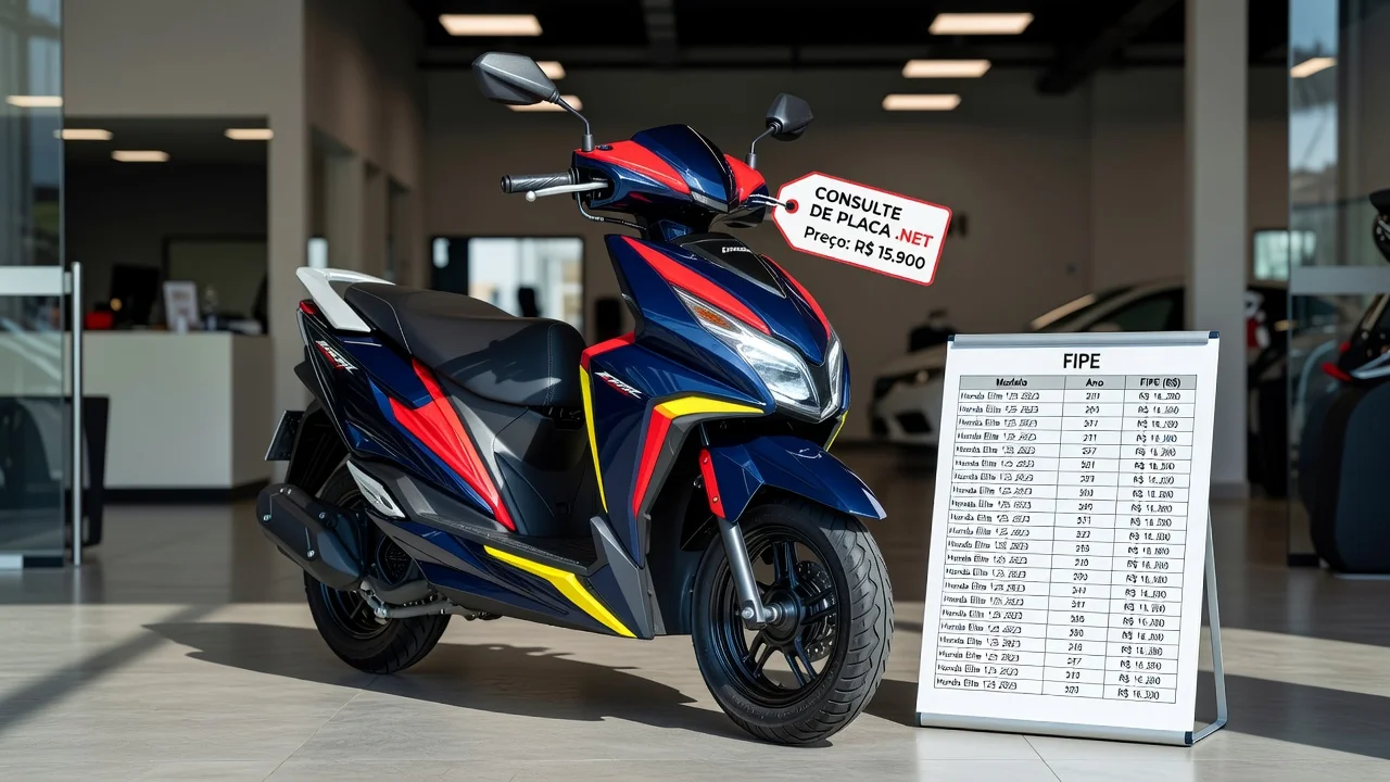 Tabela FIPE Elite 125 2026: Preços por Ano e Como Consultar pela Placa