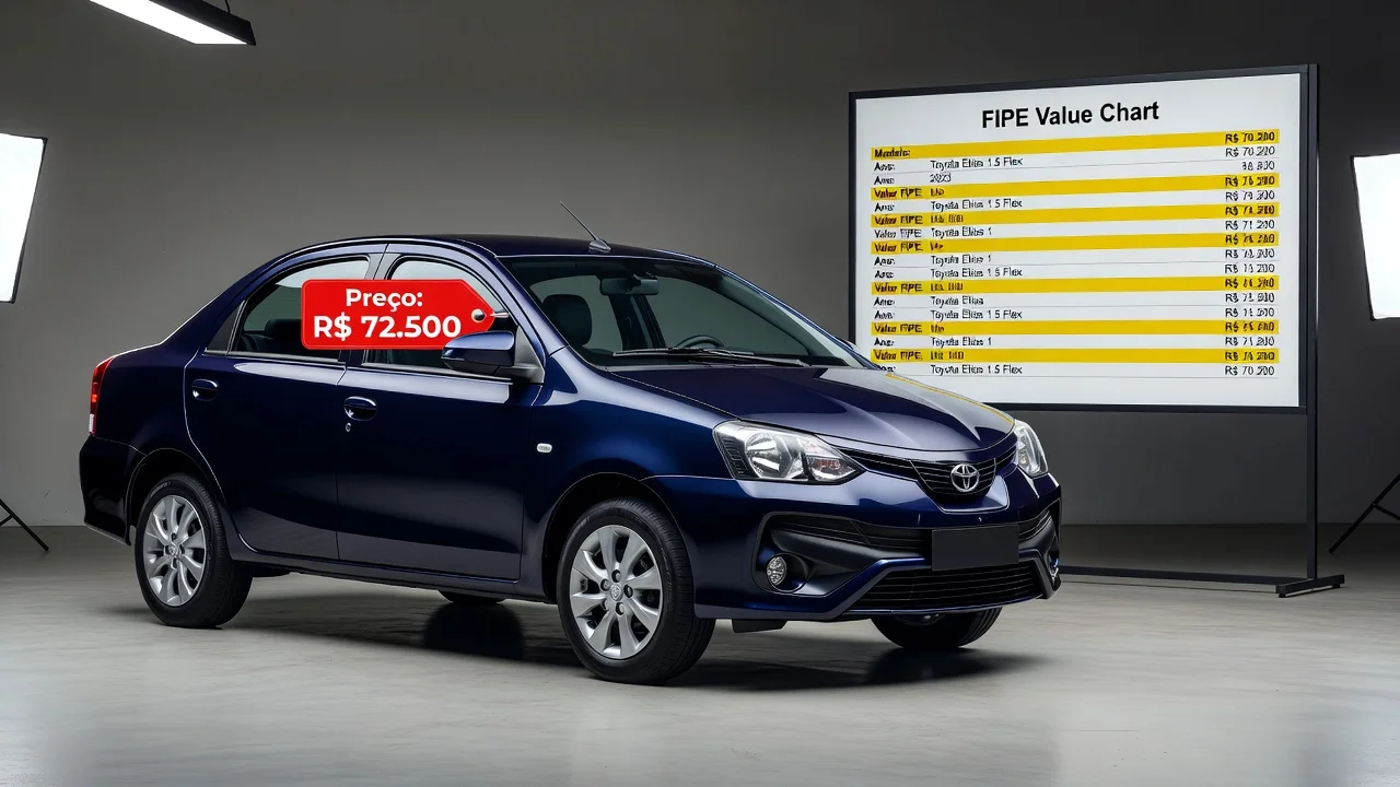 Tabela FIPE Etios 2016: Preço Atualizado e Quanto Vale