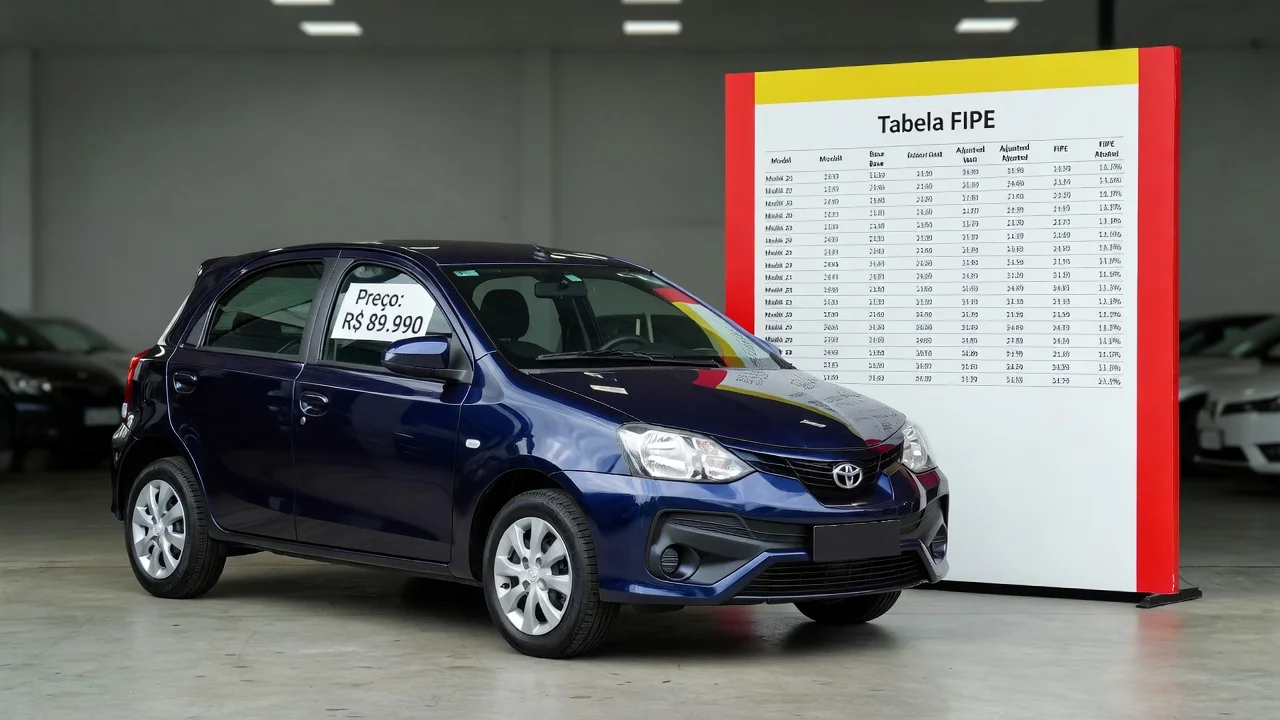Tabela FIPE Etios 2020: Preço Atualizado e Quanto Vale