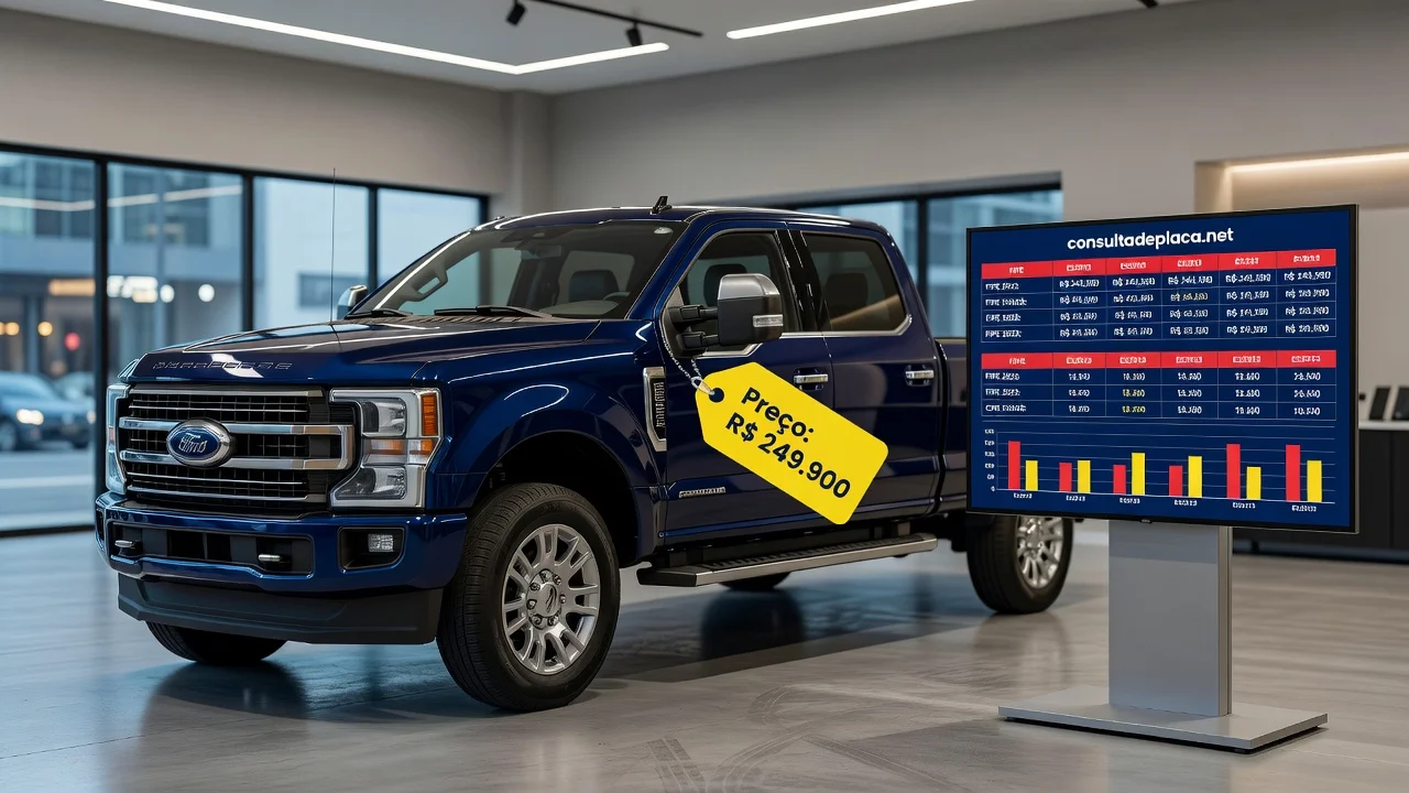 Tabela FIPE F250 2026: Preços por Ano e Como Consultar pela Placa