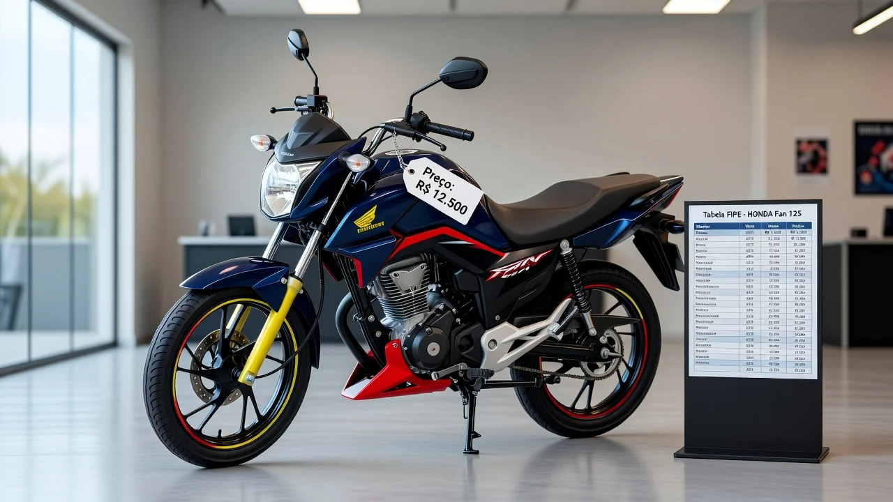 Tabela FIPE Fan 125 2005: Preço Atualizado e Quanto Vale