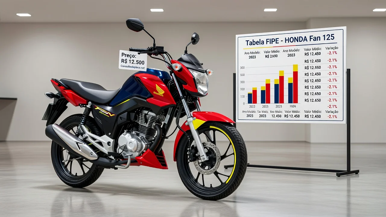 Tabela FIPE Fan 125 2009: Preço Atualizado e Quanto Vale