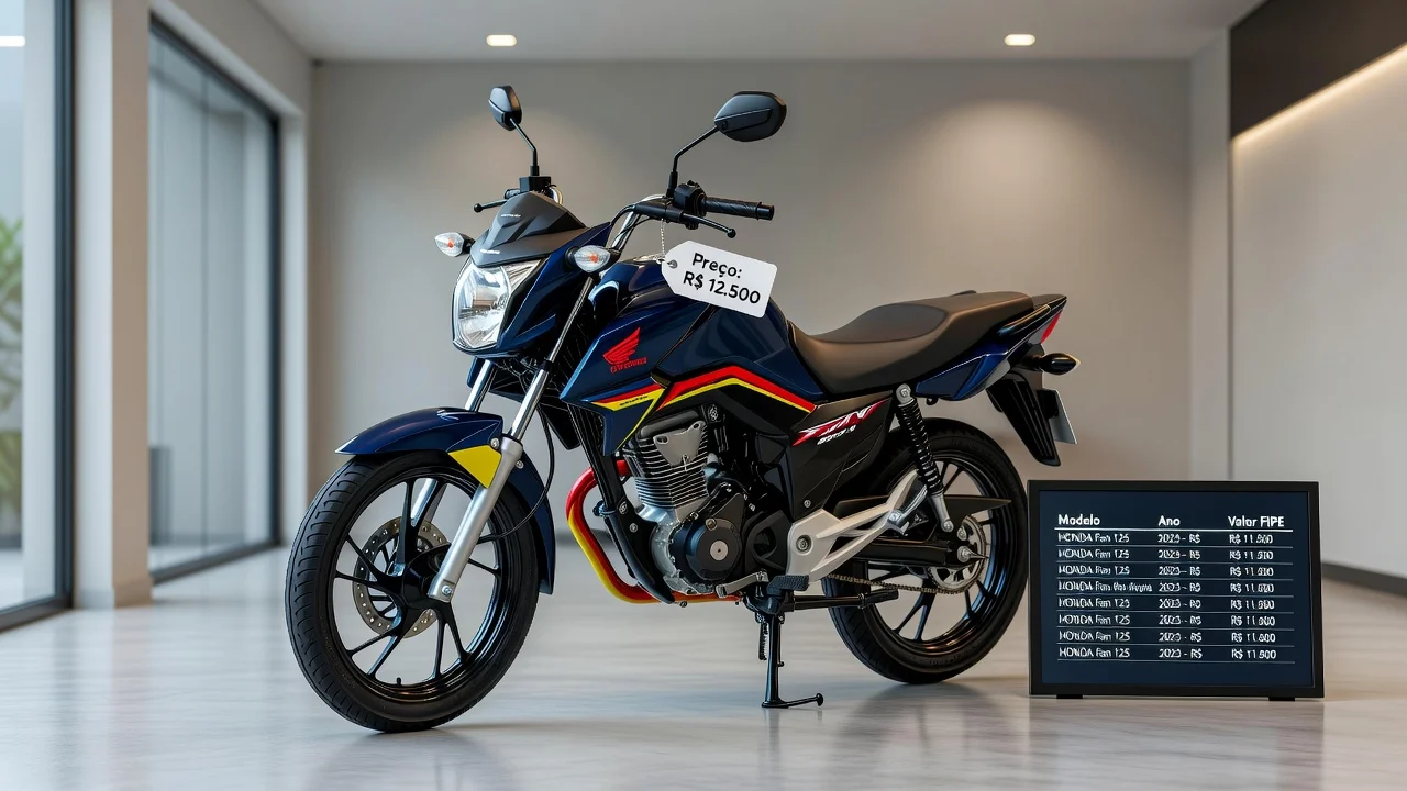 Tabela FIPE Fan 125 2011: Preço Atualizado e Quanto Vale
