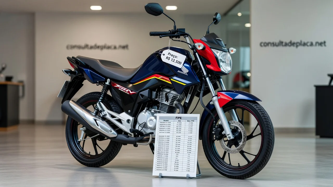 Tabela FIPE Fan 125 2012: Preço Atualizado e Quanto Vale