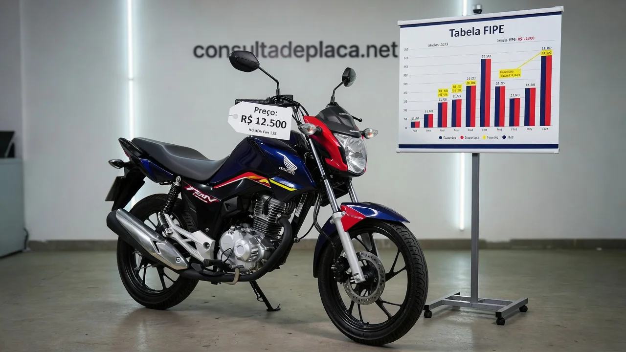 Tabela FIPE Fan 125 2013: Preço Atualizado e Quanto Vale