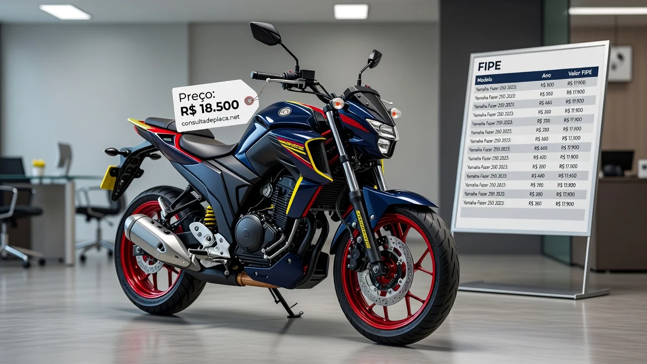 Tabela FIPE Fazer 250 2012: Preço Atualizado e Quanto Vale