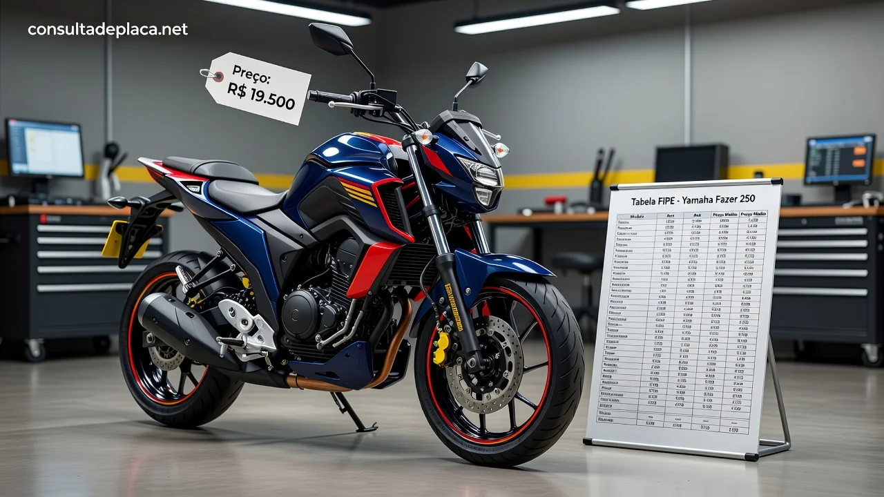 Tabela FIPE Fazer 250 2017: Preço Atualizado e Quanto Vale