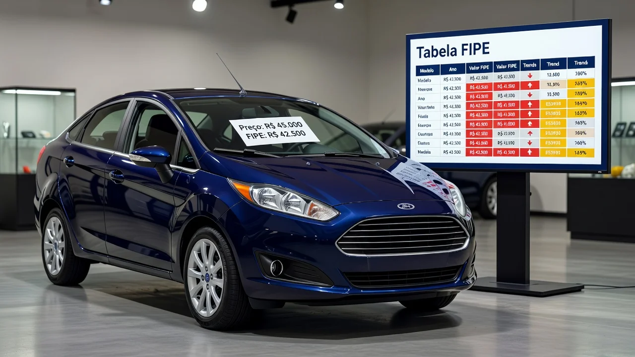 Tabela FIPE fiesta-sedan 2026: Preços por Ano e Como Consultar pela Placa