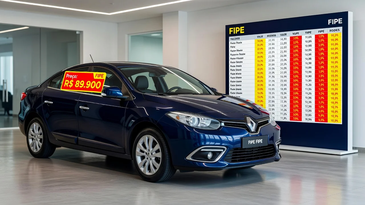 Tabela FIPE Fluence 2013: Preço Atualizado e Quanto Vale