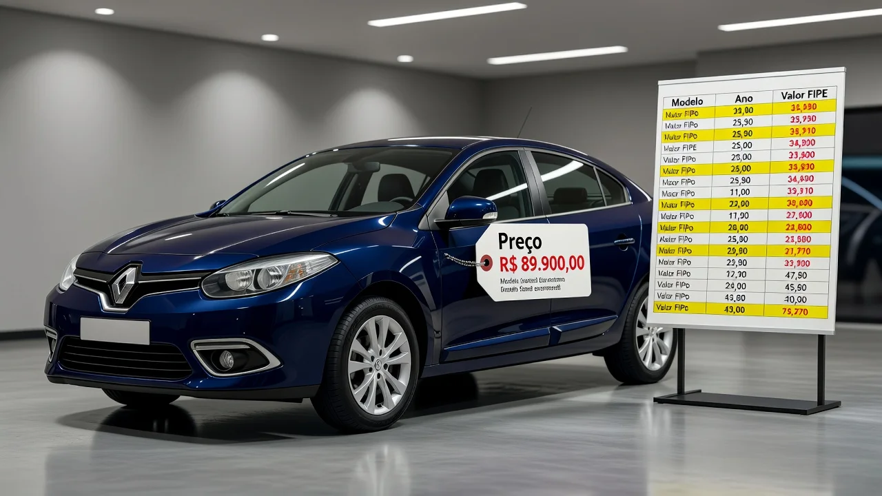 Tabela FIPE Fluence 2015: Preço Atualizado e Quanto Vale