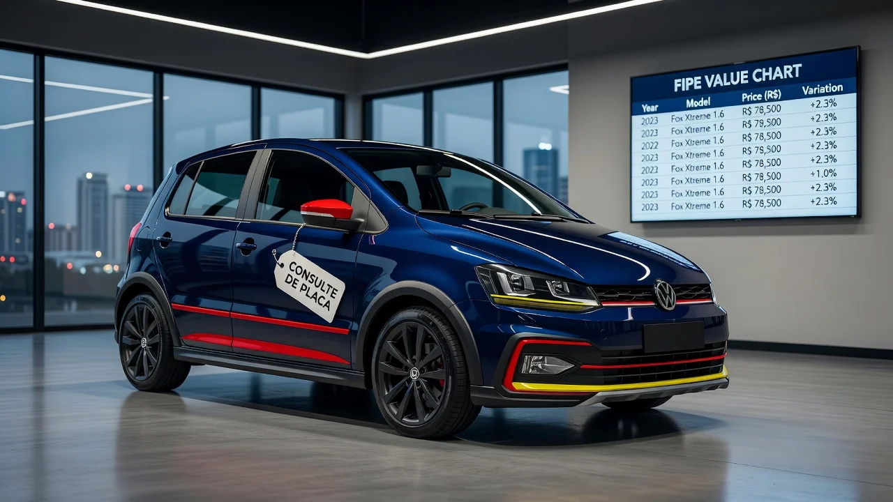 Tabela FIPE Fox Xtreme 2026: Preços por Ano e Como Consultar pela Placa