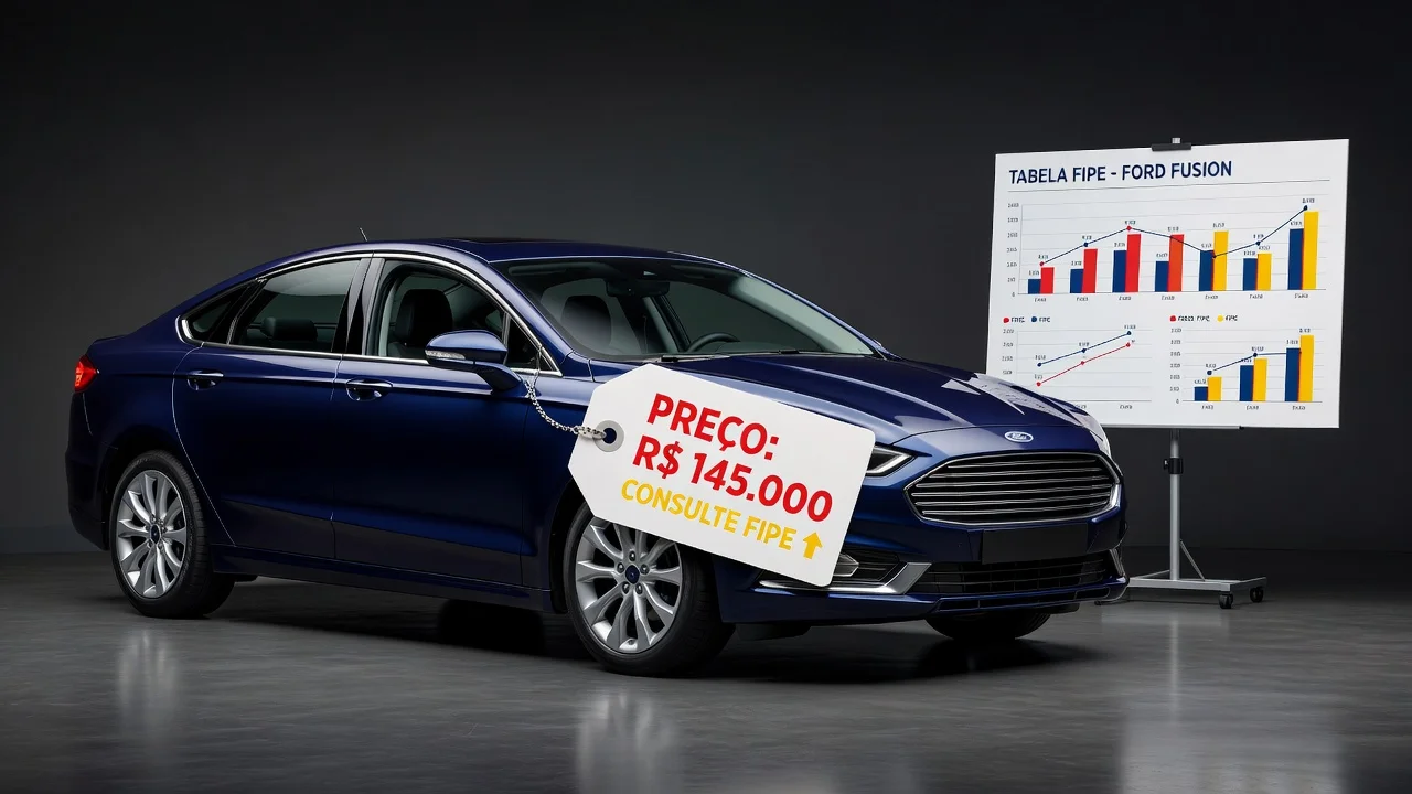 Tabela FIPE Fusion 2026: Preços por Ano e Como Consultar pela Placa