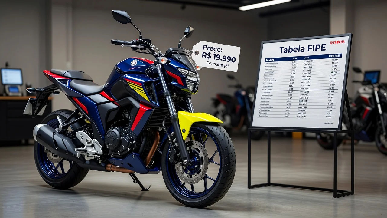 Tabela FIPE Fz15 2026: Preços por Ano e Como Consultar pela Placa