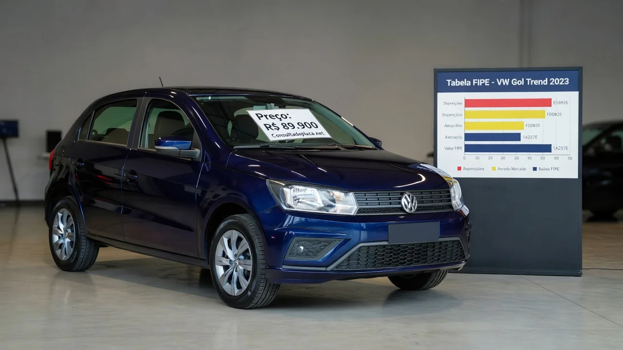 Tabela FIPE Gol Trend 2013: Preço Atualizado e Quanto Vale