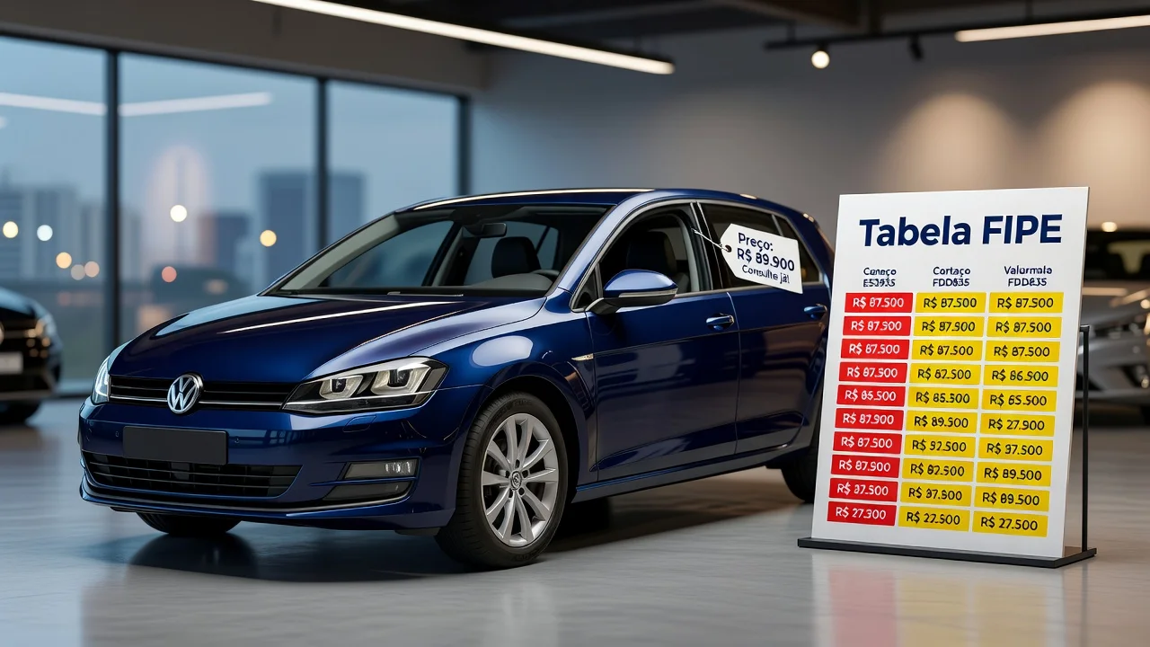 Tabela FIPE Golf 2015: Preço Atualizado e Quanto Vale