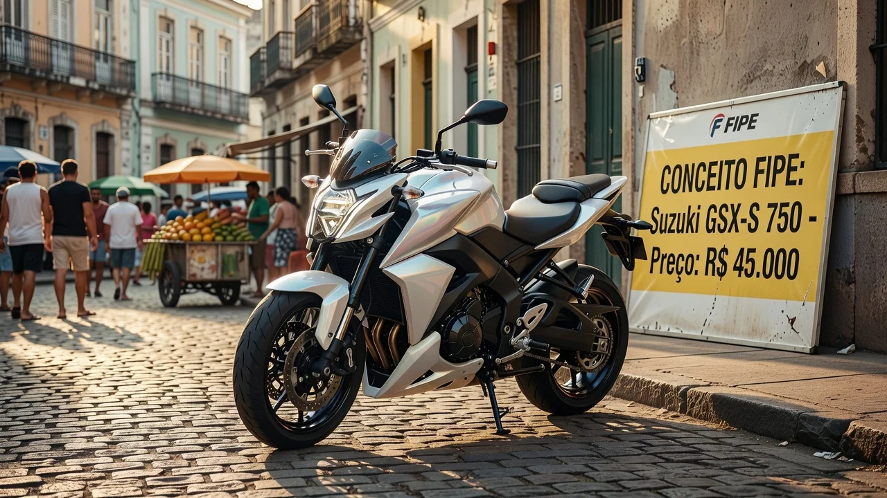Tabela FIPE GSX-S 750 (Suzuki): Preços 2026 por Ano e Versão