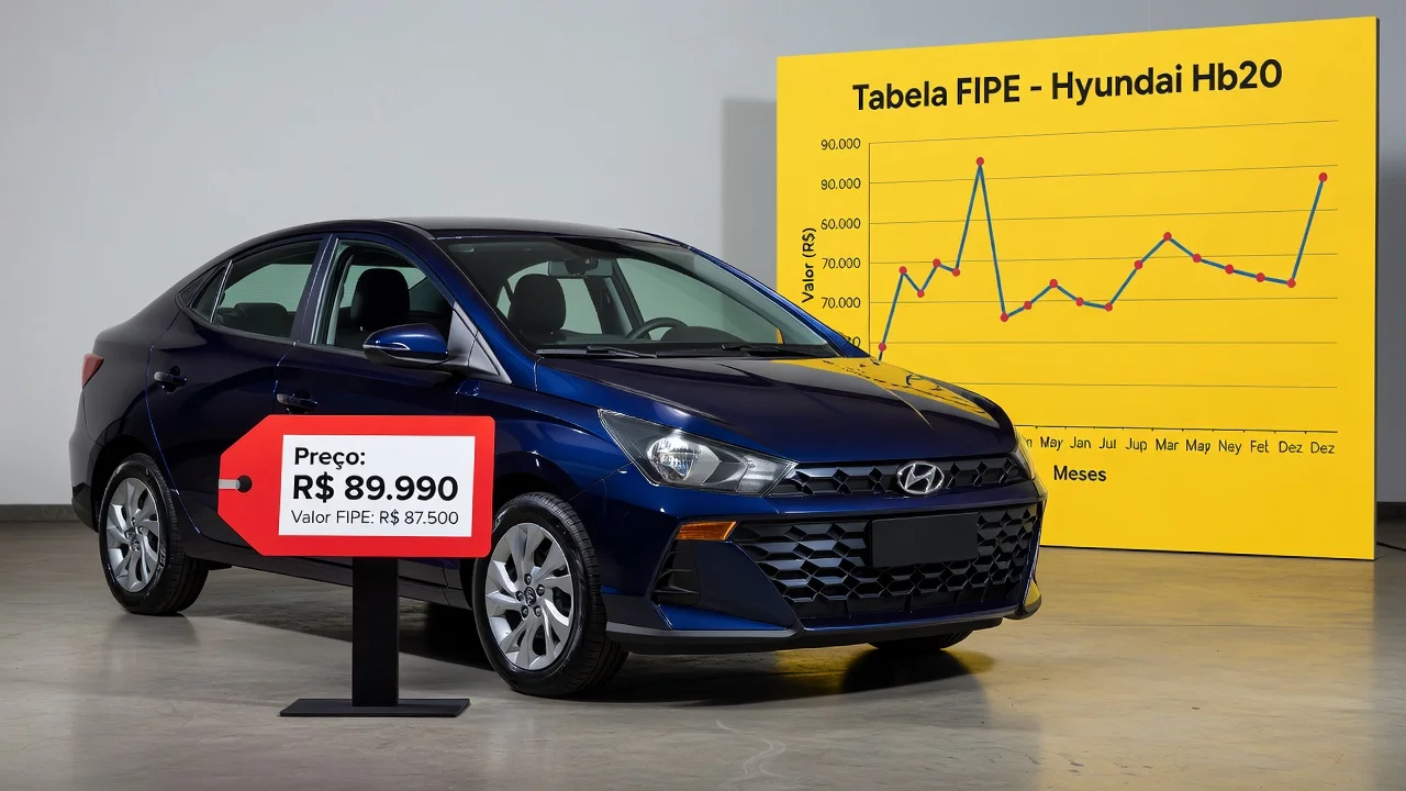 Tabela FIPE Hb20 2020: Preço Atualizado e Quanto Vale