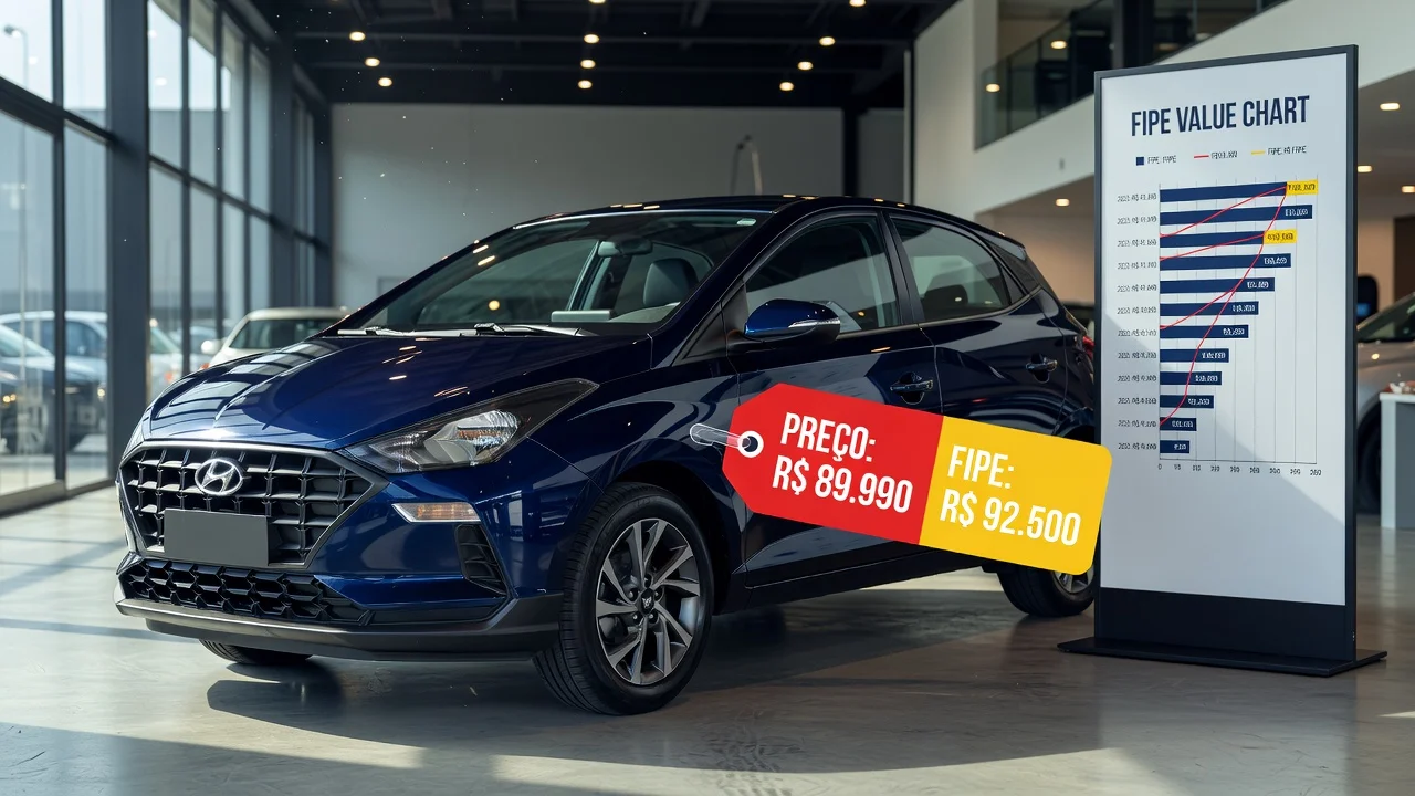 Tabela FIPE Hb20X 2026: Preços por Ano e Como Consultar pela Placa