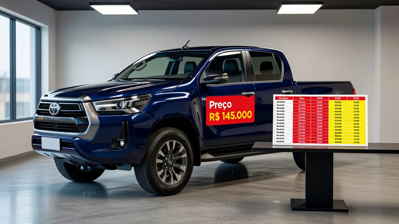 Tabela FIPE Hilux 2012: Preço Atualizado e Quanto Vale