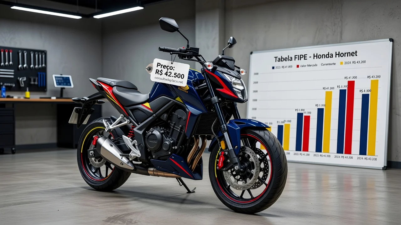 Tabela FIPE Hornet 2007: Preço Atualizado e Quanto Vale