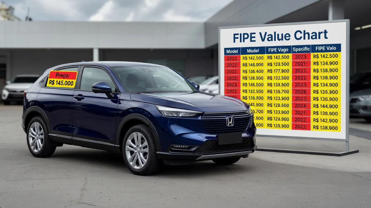 Tabela FIPE Hrv 2015: Preço Atualizado e Quanto Vale