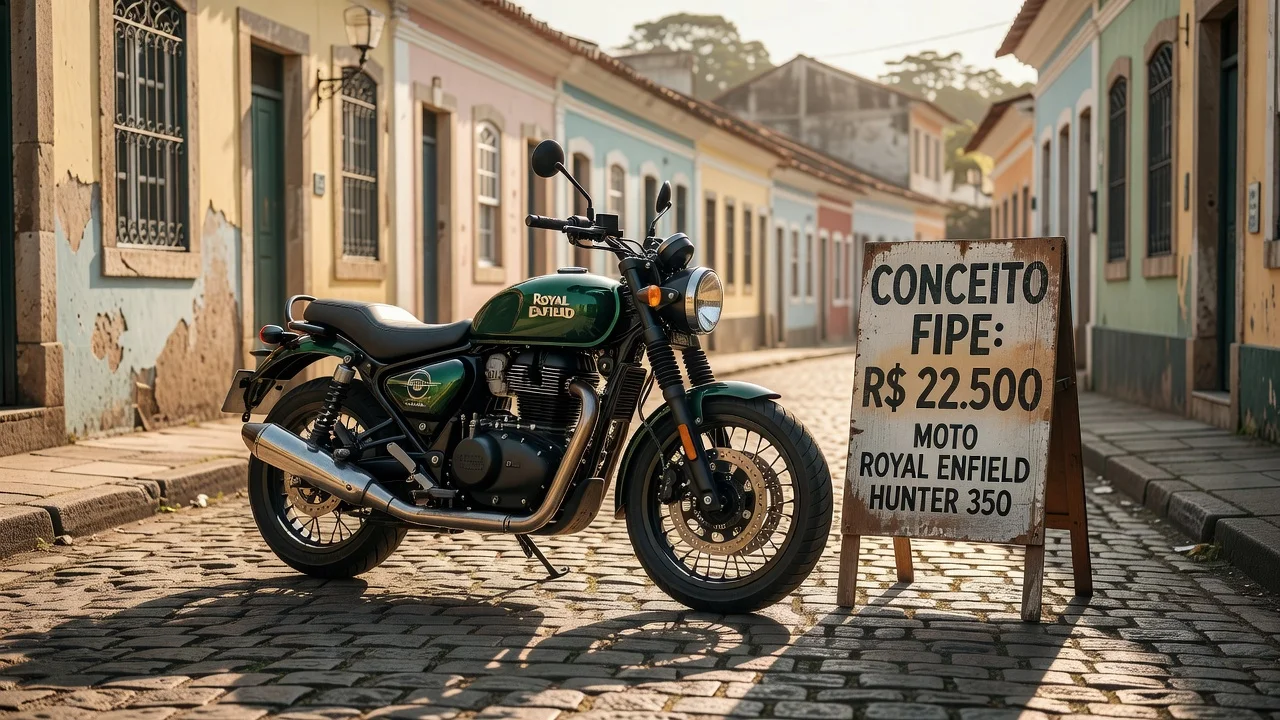 Tabela FIPE Hunter 350 (Royal Enfield): Preços 2026 por Ano e Versão