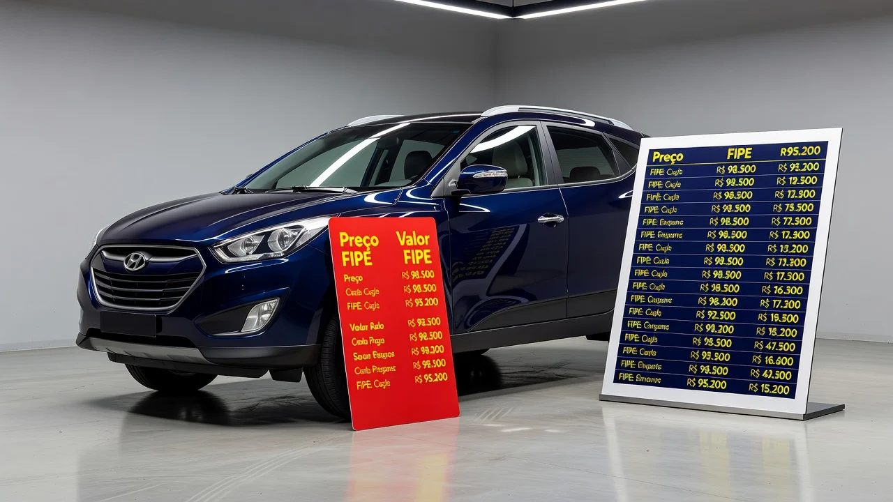 Tabela FIPE Ix35 2014: Preço Atualizado e Quanto Vale