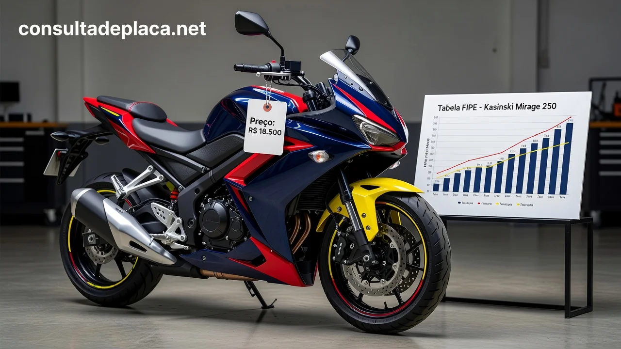 Tabela FIPE Mirage 250 2026: Preços por Ano e Como Consultar pela Placa