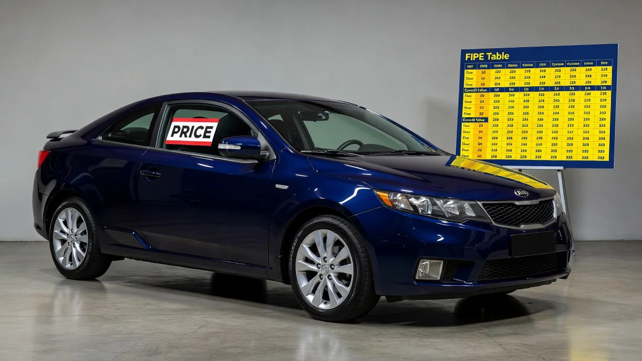 Tabela FIPE Cerato Koup 2026: Preços por Ano e Como Consultar pela Placa