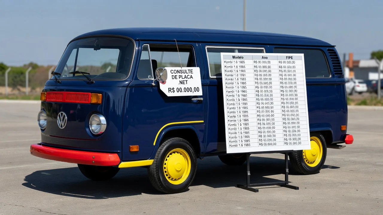 Tabela FIPE kombi 2026: Preços por Ano e Como Consultar pela Placa