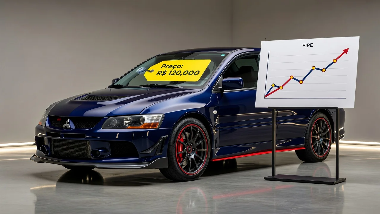 Tabela FIPE Lancer Evolution 2026: Preços por Ano e Como Consultar pela Placa
