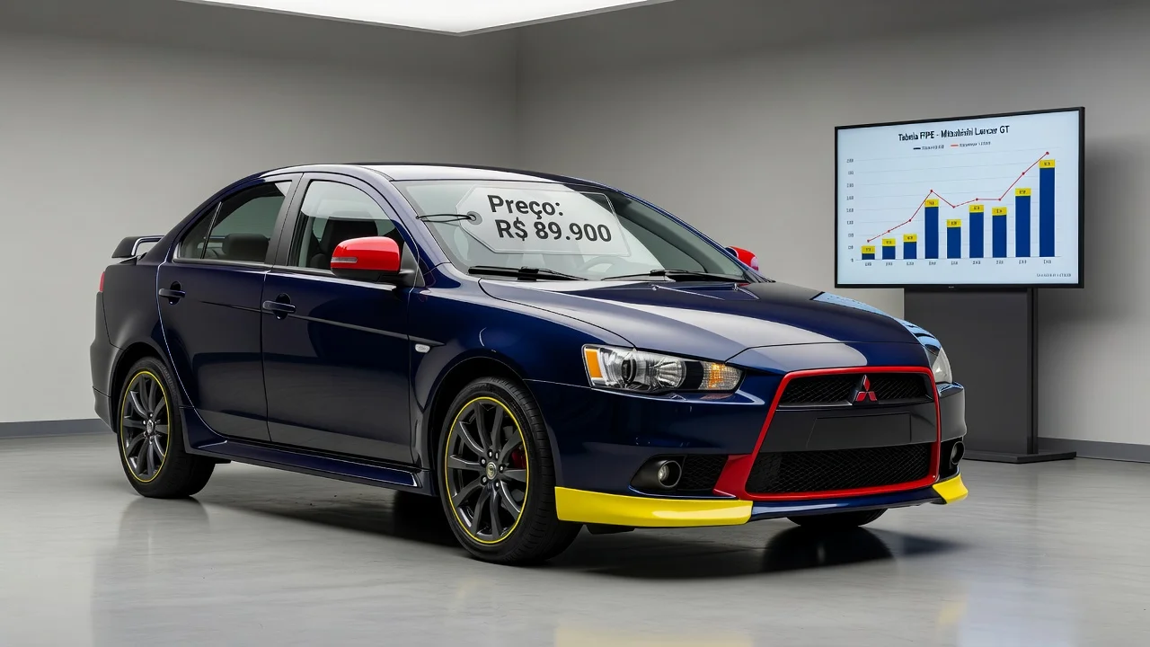 Tabela FIPE Lancer GT 2026: Preços por Ano e Como Consultar pela Placa