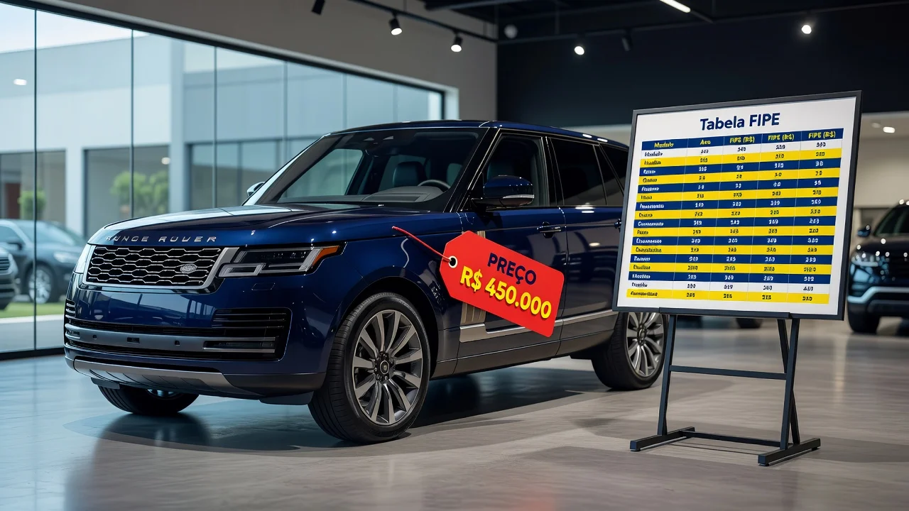 Tabela FIPE Range Rover 2026: Preços por Ano e Como Consultar pela Placa