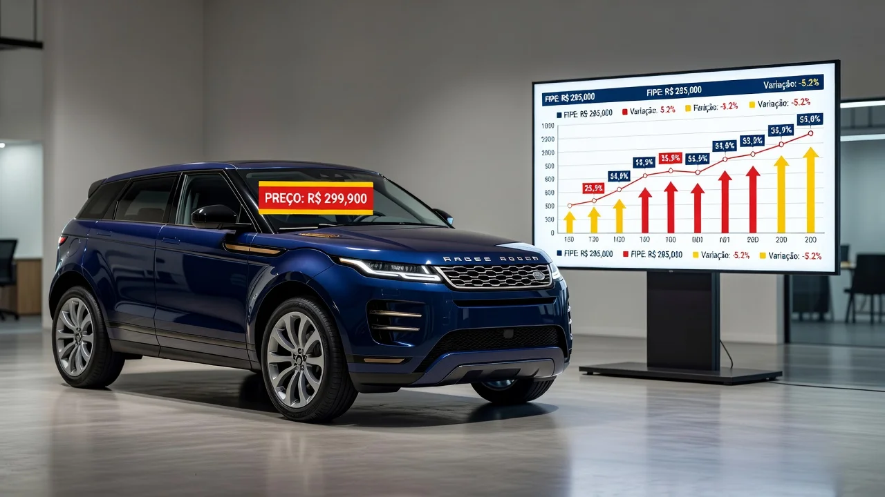 Tabela FIPE Range Rover Evoque 2026: Preços por Ano e Como Consultar pela Placa