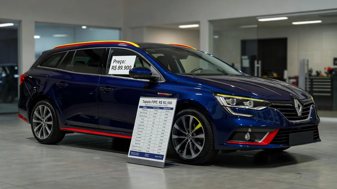 Tabela FIPE Mégane Grand Tour 2026: Preços por Ano e Como Consultar pela Placa