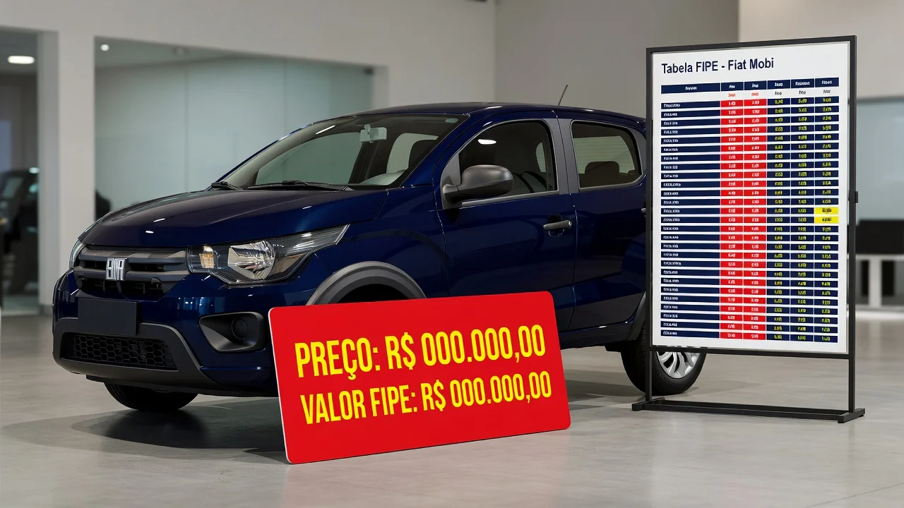 Tabela FIPE Mobi 2022: Preço Atualizado e Quanto Vale