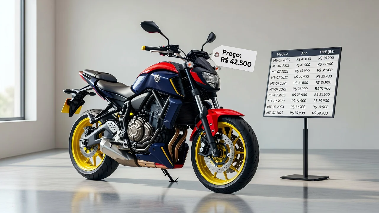 Tabela FIPE Mt 07 2019: Preço Atualizado e Quanto Vale