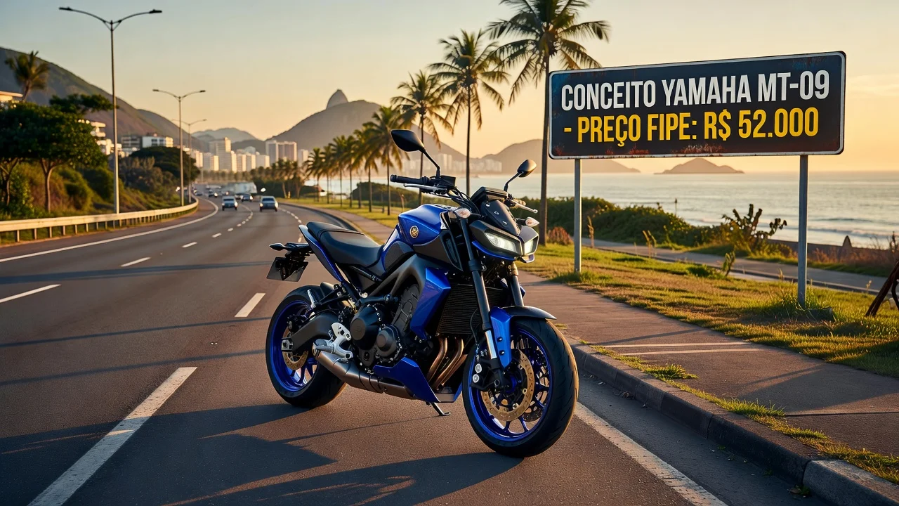 Tabela FIPE MT-09 (Yamaha): Preços 2026 por Ano e Versão