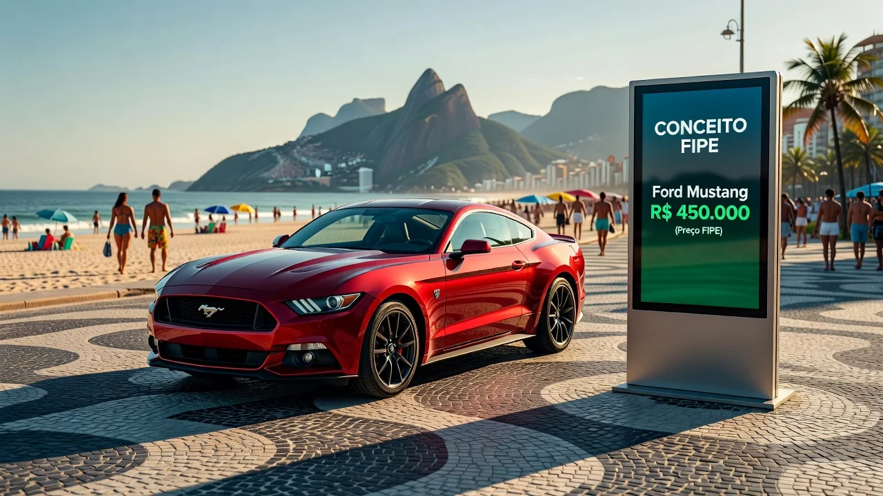 Tabela FIPE Mustang (Ford): Preços 2026 por Ano e Versão