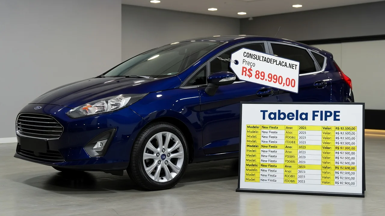 Tabela FIPE new-fiesta 2026: Preços por Ano e Como Consultar pela Placa