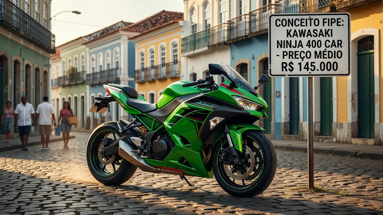 Tabela FIPE Ninja 400 (Kawasaki): Preços 2026 por Ano e Versão